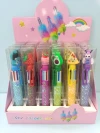 Cute cartoon creative silicone headband sequined six-color ballpoint pen Application Scenario